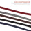 Hair Tying Gray Elastic Cord 5pcs 7