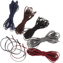 Hair Tying Gray Elastic Cord 5pcs