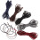 Hair Tying Gray Elastic Cord 5pcs 1