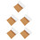 5Pcs Peel and Stick Cork Sheets Multi Color Noise Reduction Wall Mat 9
