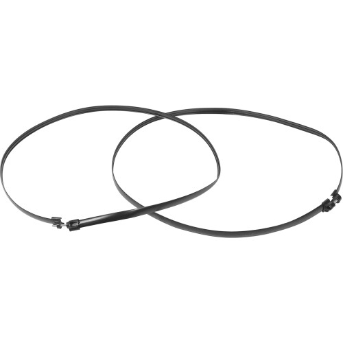 4Pcs Sturdy Plastic Fan Fixed Hoops Black Fan Accessories Kit 2