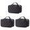 3 Pcs Portable Toiletry Pouch Simple Double-Layer Storage Bag 3