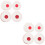 20Pcs Microfiber Hanging Targets for Slingshot Practice Durable White 8