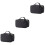 3 Pcs Portable Toiletry Pouch Simple Double-Layer Storage Bag 6