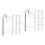 20Pcs Lightweight Clothes Folding Board for Shirts Home Use Light Grey 5