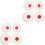 20Pcs Microfiber Hanging Targets for Slingshot Practice Durable White 5