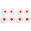 20Pcs Microfiber Hanging Targets for Slingshot Practice Durable White 4