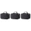 3 Pcs Portable Toiletry Pouch Simple Double-Layer Storage Bag 5