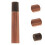 4Pcs Japanese Wa Handle Replacement - Octagonal Brown Wood for Kitchen 8