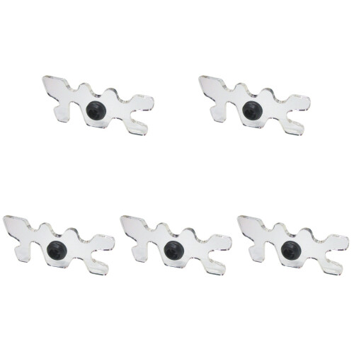 5Pcs Portable Acrylic Pool Bridge Cue Rest Billiard Cue Support Clear 2