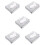 5Pcs Silver Sequin Backdrop Curtains Elegant Glitter Party Decoration 10