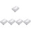 5Pcs Silver Sequin Backdrop Curtains Elegant Glitter Party Decoration 7