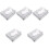 5Pcs Silver Sequin Backdrop Curtains Elegant Glitter Party Decoration 5