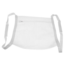 4Pcs White Reusable Mesh Laundry Bags for Shoes Travel and Washing Use