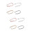 8Pcs Flexible Eyeglasses Chain Assorted Colors Simple Holder Cord 7