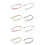 8Pcs Flexible Eyeglasses Chain Assorted Colors Simple Holder Cord 5