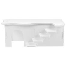 4Pcs Plastic Hamster Hideout Rat Ladder House For Guinea Pig