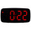 5Pcs Black LED Alarm Clock Large Display Digital Table Clock 1