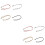 8Pcs Flexible Eyeglasses Chain Assorted Colors Simple Holder Cord 6
