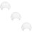 3Pcs Durable Pe Safety Insert Liners Practical Baseball Hat Bump Caps 11