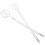 Garbage Picker Scissor Garbage Clip Silver 2pcs 9