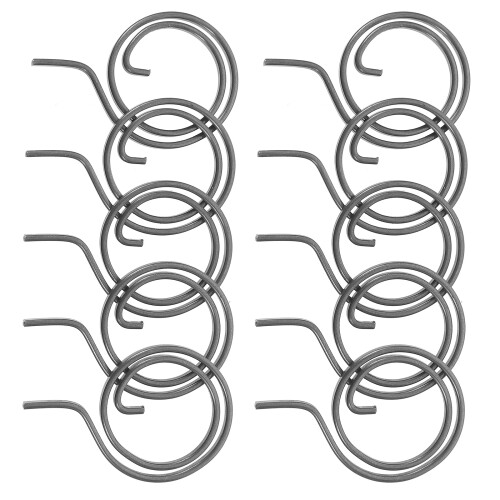 30Pcs Durable Iron Lock Springs for Door Lock Core Replacement Black 2
