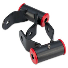 2Pc Rear Adjustable Lowering Shackles 12 Inch Drop for Dodge Ram 1500 20022008 AntiRust Steel