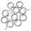 30Pcs Durable Iron Lock Springs for Door Lock Core Replacement Black 2
