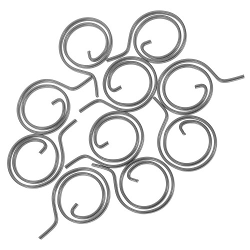 30Pcs Durable Iron Lock Springs for Door Lock Core Replacement Black 1