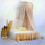 1Pc White Lace Bed Netting Mosquito Dome Net Lightweight Bed Canopy 9