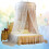 1Pc White Lace Bed Netting Mosquito Dome Net Lightweight Bed Canopy 8