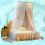1Pc White Lace Bed Netting Mosquito Dome Net Lightweight Bed Canopy 7