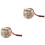 2 Pcs Ceramic Pet Ashes Storage Pot Box 3