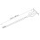 Garbage Picker Scissor Garbage Clip Silver 2pcs 2