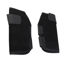Horse Leg Guards Neoprene Shock Absorbing Boots Adjustable Straps Black S