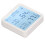 Smart WiFi Indoor Temperature Humidity Sensor with Dual Display Methods, Data Storage Export Built-in Clock and Time Display, IR Remote Control 6