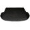 Car Boot Protector for VW Golf 20092023 Size B Cargo Liner Black with Black Stitching 1
