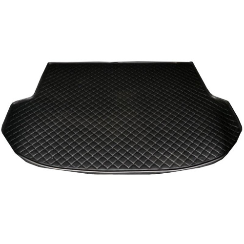 Car Boot Protector for VW Golf 20092023 Size B Cargo Liner Black with Black Stitching