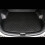 Car Boot Protector for VW Golf 20092023 Size B Cargo Liner Black with Black Stitching 2
