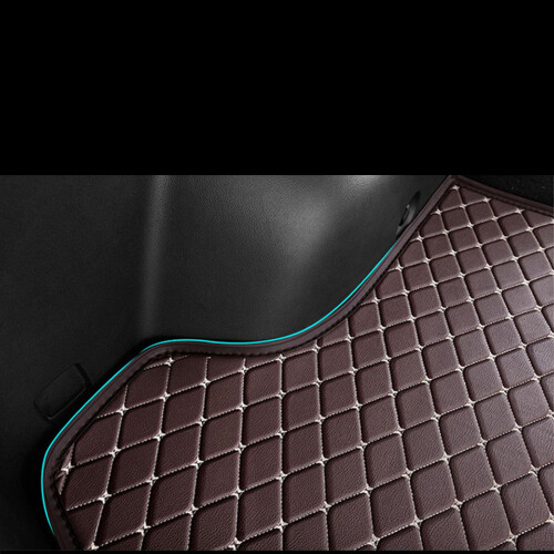Car Boot Protector for VW Golf 20092023 Size B Cargo Liner Black with Black Stitching 2