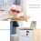Rustic Desktop File Cabinet with Lock, 2 Drawer Office Storage Organizer for Home Office 5