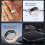 Smart Ring Gesundheits-Tracker 18mAh, 19.8mm Edelstahl 7