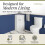 Balterley Bathroom Floor Standing Corner Vanity Unit and Toilet Set - White 3