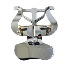 Durable Alloy Music Lyre Clip for Trumpet Trombone with Secure Clamp Lock and Stable Sheet Holding
