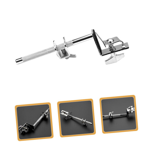 Cowbell Clamp for Bass Drum, Durable Cowbell Holder for Drum Kit, Quick and Secure Mount 2