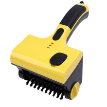 Electric Grill Brush Cordless Rechargeable Scrubber with Replaceable Head for BBQ and Kitchen Tiles