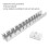 Wall Mounted Tool Organizer Screwdriver Rack, Durable Metal Holder for Garage and Workshop Storage 5