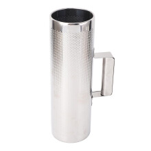 32x10cm Stainless Steel Guiro with Scraper, Latin Percussion Instrument for Bright Authentic Tone