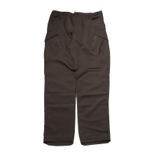 Calças compridas de trabalho masculinas, estilo cargo vintage, com cordão ajustável nos tornozelos e abas na cintura. Confeccionadas em tecido