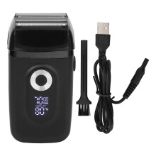 Rechargeable LED Display Foil Electric Shaver With Powerful Motor And Reciprocating Blades For Close Thorough Shave And Easy Cleaning